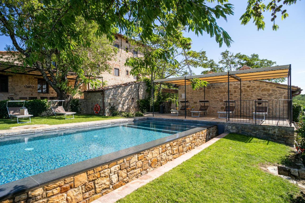 Casa All'Erta, Villa With Private Pool Gaiole in Chianti Kültér fotó