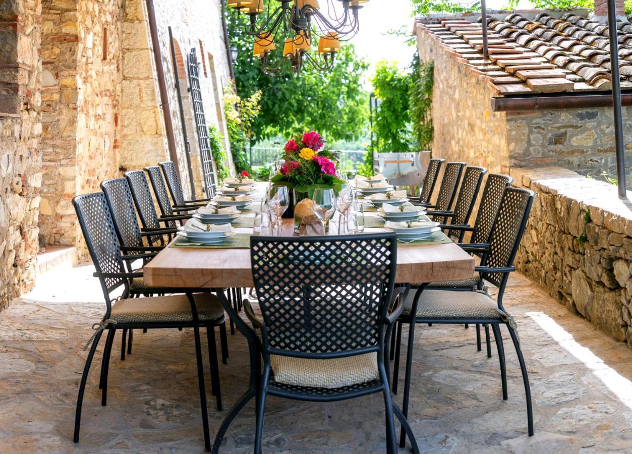 Casa All'Erta, Villa With Private Pool Gaiole in Chianti Kültér fotó